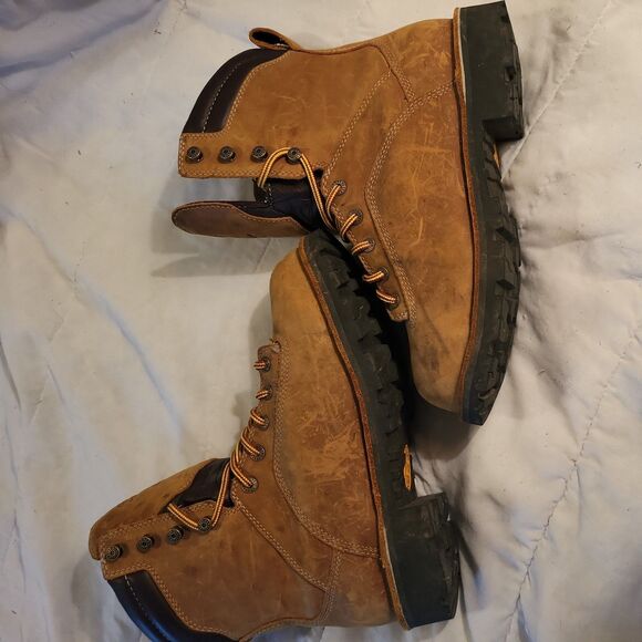 Danner Mens Quarry USA Tan Work Boots Size 7.5 Leather Comp Toe Thinsulate Lined main image 9
